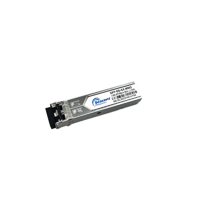 โมดูลรับส่งสัญญาณออปติคอล 850nm 1.25Gb / S ดูเพล็กซ์ LC VCSEL-LD SX 550m MMF SFP Transceiver