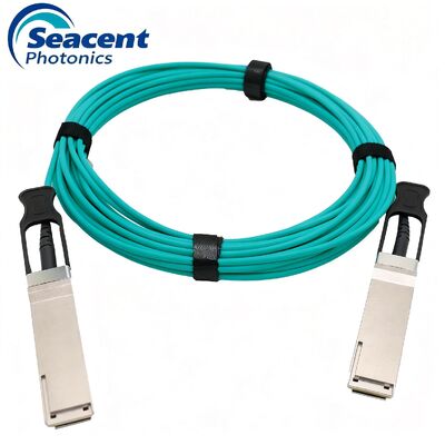 200G QSFP56 AOC สายไฟฟ้าออปติกที่ใช้งานได้หลายรูปแบบ