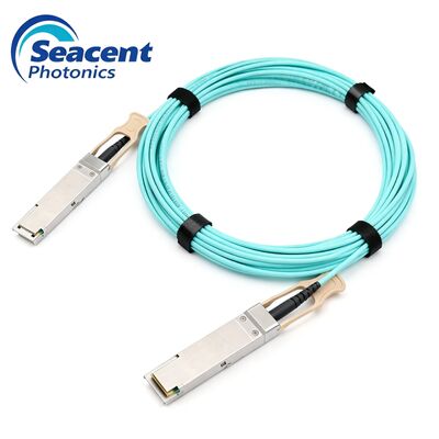 800G QSFP-DD AOC สายไฟฟ้าออปติกแอคทีฟ มัลติโมด 850nm