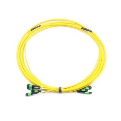 สายเคเบิล MPO/MTP แบบ 48F พร้อมขั้วต่อใยแก้วนำแสงหลายเส้นแบบ MT