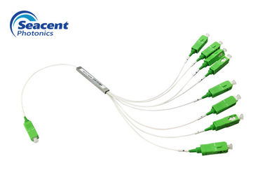 Passive Optical PLC Splitter Network PLC ไฟเบอร์แยก 1X6 1x8 Micro Type