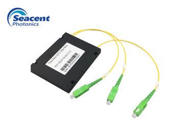 Single Mode Cassette PLC Splitter 1x2 Plc ตัวแยกแสง 2.00 มม