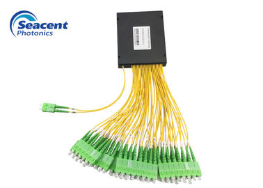 2X64 2.00mm Abs Plc Splitter พร้อมช่องสัญญาณที่ดีถึงความสม่ำเสมอของช่องสัญญาณ