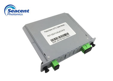 ประเภทการแทรก Optical Plc Splitter 0.9mm 0.5m 1x2 Fiber Optic Splitter