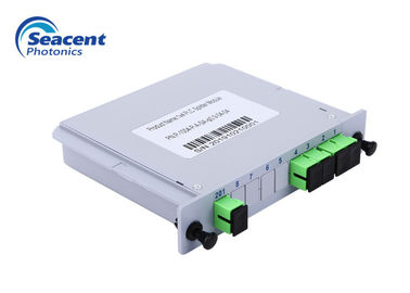 โซลูชันการแทรกประเภท Ftth PLC ตัวแยกไฟเบอร์ออปติกการสูญเสียการแทรกต่ำ