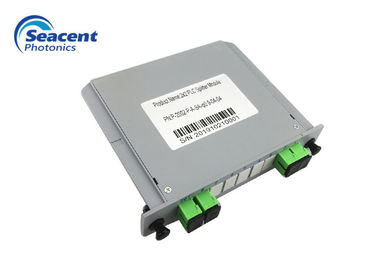ประเภทการแทรก Cassette PLC Splitter 2x2 0.9mm