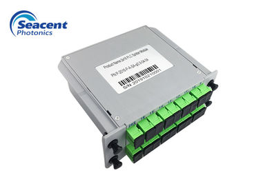 2x16 Cassette PLC Splitter โมดูลการแทรกสำหรับ Fiber To The Home