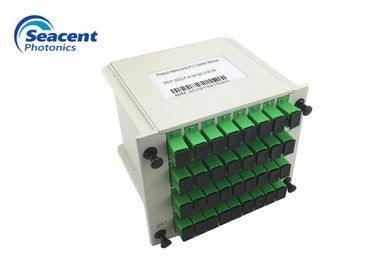 ไฟเบอร์ออปติก SC APC Cassette PLC Splitter 2x32 Insertion Type