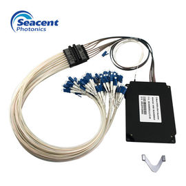 Athermal AWG 80CH 50GHZ ที่มีการกระจายตัวของสีต่ำแบน C-Band