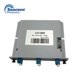 1270 ~ 1610nm Passive Cwdm Mux ไฟเบอร์ Cwdm 4 Channel รับประกัน 3 ปี