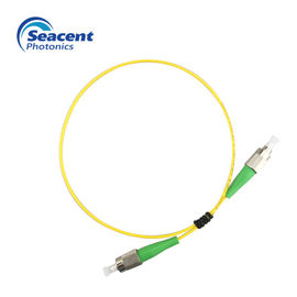 Single Mode Simplex สายแพทช์ไฟเบอร์ออปติก FC เป็น FC สำหรับการสื่อสารโทรคมนาคม
