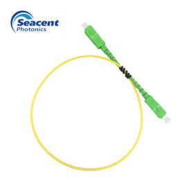Simplex Single Mode APC SC SC สายแพทช์ไฟเบอร์ 0.5m 1.0m 1.5m 2.0m ความยาว