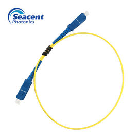 SC SC 9 / 125µM เพล็กซ์สายแพทช์โหมดเดี่ยวด้วย UPC โปแลนด์ ROHS ได้รับการอนุมัติ