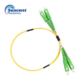 Singlemode Duplex Sc Apc Fiber Patch Patch สำหรับเครือข่าย FTTH FTTB FTTX