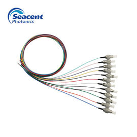 ROHS อนุมัติไฟเบอร์ออปติกผมเปีย UPC โปแลนด์ 12 สีพร้อม FC / ST