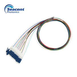 ลำแสงสี 12 ไฟเบอร์ UPC LC สำหรับระบบส่งกำลังแบบออปติคอล