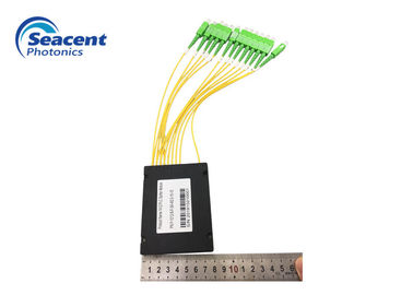 1x12 ABS แยกโมดูล PLC สำหรับ Passive Optical Networks อินเทอร์เน็ตทีวีแบบมีสาย