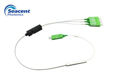1x3 แยกประเภท PLC แยก / สูญเสียผลตอบแทนสูงแยกเสียงไฟเบอร์ออปติก