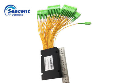 ABS Cassette Type 2X4 Cassette PLC Splitter การสูญเสียการแทรกต่ำ