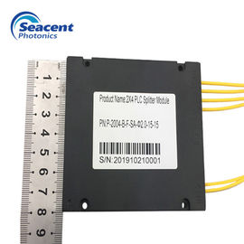 2X4 ABS ประเภทเทปแยก PLC โมดูล / FTTH ไฟเบอร์แยก จำกัด